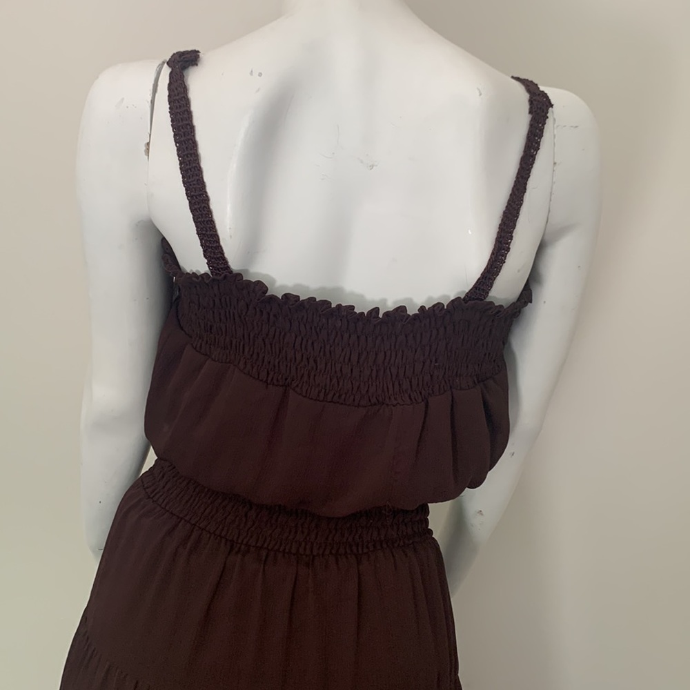 Dress Barn Women's Regular Polyester Mid-Calf Spaghetti Strapp Sleeve Dress 8 - Picture 3 of 9